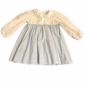 Lullaby club girls 24 month blue white dress